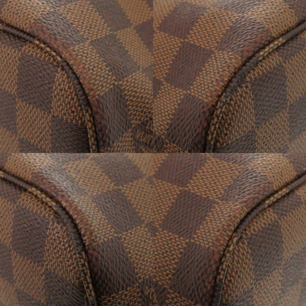 LOUIS VUITTON Brown Damier Neverfull PM Tote Bag - Picture 4 of 10